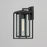 Maxim Lighting Cabana 1 Light Outdoor Sconce, Black/Seedy