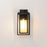 Maxim Lighting Cabana 1 Light Outdoor Sconce, Black/Seedy