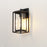 Maxim Lighting Cabana 1 Light Outdoor Sconce, Black/Seedy