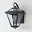 Maxim Lighting Prism 1 Light Outdoor Wall Mount, Black/Clear