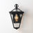 Maxim Lighting Prism 1 Light Outdoor Wall Mount, Black/Clear