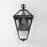 Maxim Lighting Prism 1 Light Outdoor Wall Mount, Black/Clear