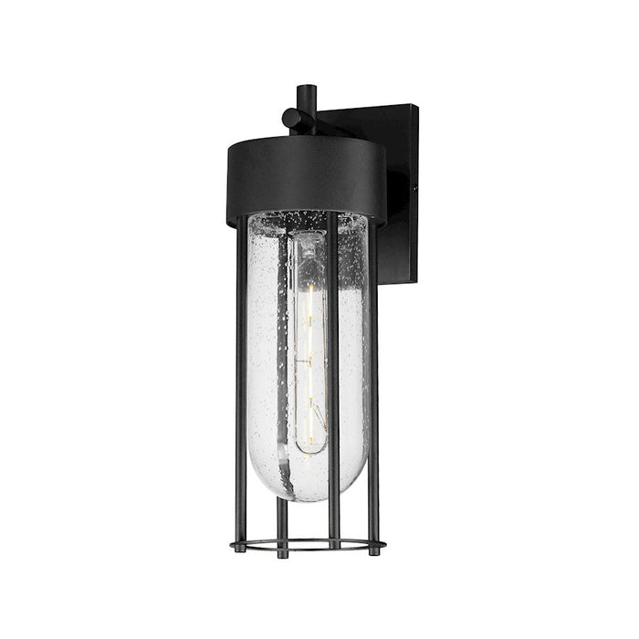 Maxim Lighting Millennial 1Lt 16" Outdoor Wall Mount, Black/Seedy - 30582CDBK