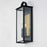 Maxim Lighting Manchester Outdoor Wall Sconce, Black/Clear