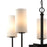 Maxim Lighting Town And Country Chandelier, Black/White