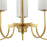 Maxim Lighting Town & Country Chandelier, Brass/White