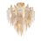 Maxim Lighting Majestic 10-Light Flush Mount in Gold Leaf - 32320CLCMPGL