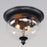 Maxim Lighting Carriage House Dc 2 Light Outdoor Ceiling, Bronze/Water