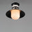 Maxim Admiralty 1 Light Outdoor Flush Mount, Black