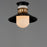 Maxim Admiralty 1 Light Outdoor Flush Mount, Black