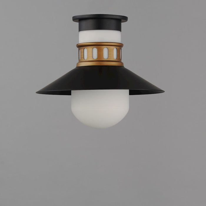 Maxim Admiralty 1 Light Outdoor Flush Mount, Black