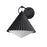 Maxim Lighting Odette 1 Light 14" Outdoor Wall Mount, Black/White - 35136WTBK