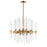 Maxim Lighting Divine 8 Light 22" Chandelier, Heritage/Clear - 38405CLHR