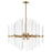 Maxim Lighting Divine 8 Light 26" Chandelier, Heritage/Clear - 38406CLHR