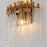 Maxim Lighting Divine 2 Light Wall Sconce, Heritage/Clear