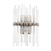 Maxim Lighting Divine 2-Light Wall Sconce, Polished Nickel/Clear - 38409CLPN