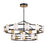 Maxim Lighting Radiant LED 20-Light Chandelier in Black/Gold Leaf - 39538CYBKGL