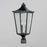 Maxim Lighting Sutton Place Vx 2 Light Outdoor Post Lantern, Black