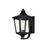 Maxim Lighting Sutton Place VX 1 Light 15" Outdoor Sconce, BK/Clear - 40232CLBK