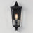 Maxim Lighting Sutton Place Vx 1 Light Outdoor Sconce, Black/Clear