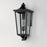 Maxim Lighting Sutton Place Vx 1 Light Outdoor Sconce, Black/Clear