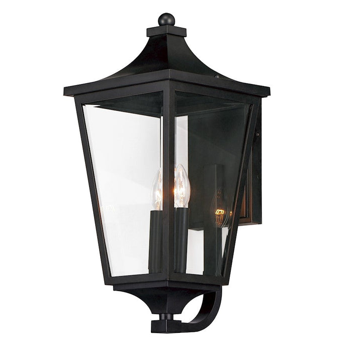 Maxim Lighting Sutton Place VX Large 2 Light Outdoor Sconce, BK - 40235CLBK