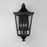 Maxim Lighting Sutton Place Vx Outdoor Wall Mount, Black/Clear