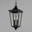 Maxim Lighting Sutton Place Vx 2 Light Outdoor Hanging Lantern, Black