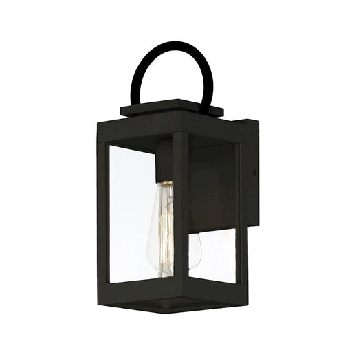 Maxim Lighting Nassau VX 1 Light Outdoor Wall Lantern, Black/Clear - 40312CLBK