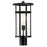 Maxim Lighting Clyde VX 1 Light Post Lantern, Black/Clear - 40620CLBK