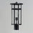 Maxim Lighting Clyde Vx 1 Light Post Lantern, Black/Clear