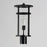 Maxim Lighting Clyde Vx 1 Light Post Lantern, Black/Clear