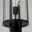 Maxim Lighting Clyde Vx 1 Light Post Lantern, Black/Clear