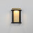 Maxim Lighting Rincon LED 1 Light Outdoor Sconce, Black/Gold