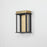 Maxim Lighting Rincon LED 1 Light Outdoor Sconce, Black/Gold