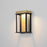 Maxim Lighting Rincon LED 1 Light Outdoor Sconce, Black/Gold