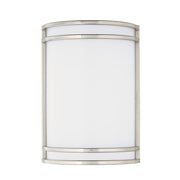 Maxim Lighting Linear LED 1-Light 7" Wall Sconce, Satin Nickel/White - 55532WTSN