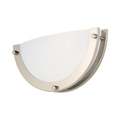 Maxim Lighting Linear LED 1-Light Wall Sconce, Satin Nickel/White - 55540WTSN