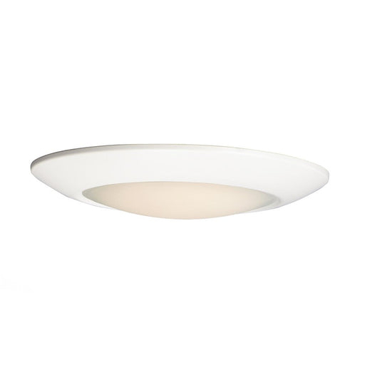 Maxim Lighting Diverse 1 Light 9" LED Flush Mount 3000K, White/White - 57931WTWT