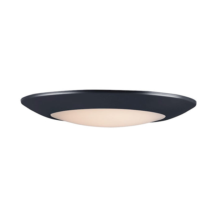 Maxim Lighting Diverse 1 Light 11" LED Flush Mount, Black/White - 57932WTBK