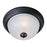 Maxim Lighting Essentials 2-Light Flush Mount, Bronze/Frosted - 5849FTOI