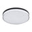 Maxim Lighting Edge 1Lt 11" LED Flush Mount, Black/Clear/Frosted - 59764CLFTBK