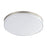 Maxim Lighting Edge 1Lt 11" LED Flush Mount, Nickel/Clear/Frosted - 59764CLFTSN