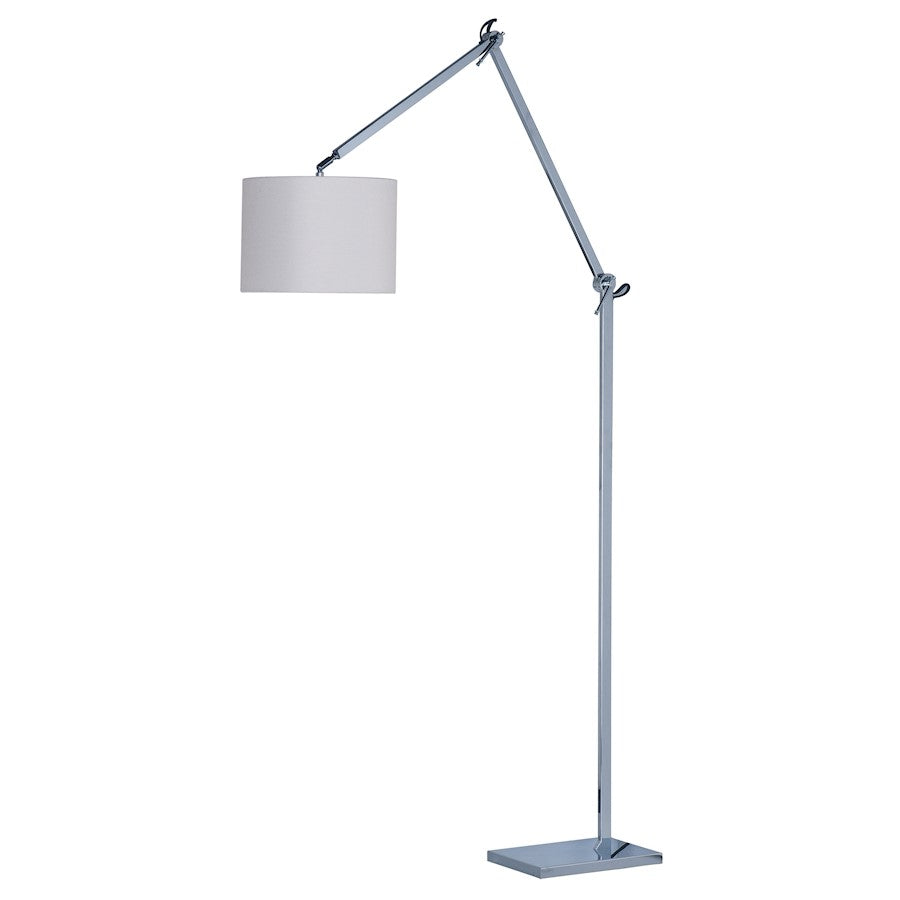 Maxim Lighting Hotel LED 11.75" 1-Light Floor Lamp, Polished Chrome - 60139WAPC