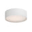 Maxim Lighting Prime 1 Light 6" Flush Mount, White Linen - 60230WL