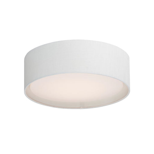 Maxim Lighting Prime 1 Light 6" Flush Mount, White Linen - 60230WL