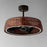 Maxim Lighting Tulum 1 Light Fandelight, Dark Bronze