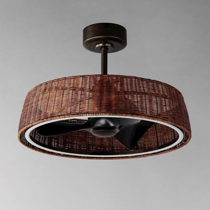 Maxim Lighting Tulum 1 Light Fandelight, Dark Bronze