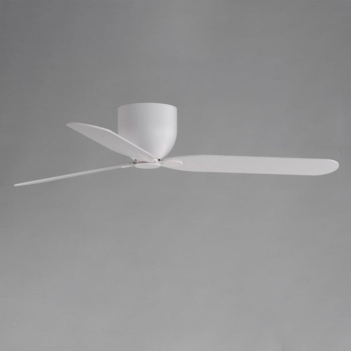 Maxim Lighting Lowell 52" 3-Blade Hugger Fan, Matte White