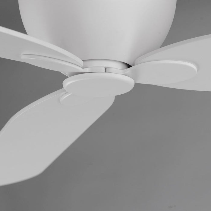 Maxim Lighting Lowell 52" 3-Blade Hugger Fan, Matte White